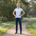 Дамски панталони за бягане Joma Elite XI Long navy 13