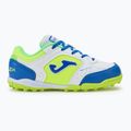 Детски футболни обувки Joma Top Flex TF white/royal blue 2