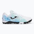 Мъжки футболни обувки Joma Maxima TF white/turquoise 2