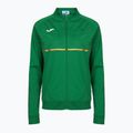 Женски потник за бягане Joma Record III Full Zip зелен