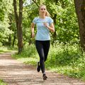 Дамска тениска за бягане Joma Record III светлосиня 9