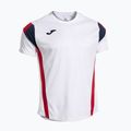 Мъжка тениска Joma Montreal бяла/червена 4
