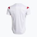Мъжка тениска Joma Montreal бяла/червена 5