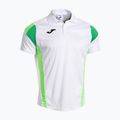 Мъжка тениска за тенис Joma Montreal white/fluor green 2