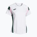 Дамска тениска Joma Montreal бяла/зелена 2