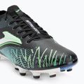 Joma Striker Top FG мъжки футболни обувки черно/зелено 7