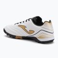 Мъжки футболни обувки Joma Aguila TF white/gold 3