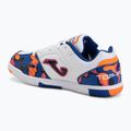 Детски футболни обувки Joma Top Flex Jr IN white-orange 3