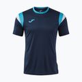 Мъжка тениска/фланелка за тенис Joma Terra dark navy/turquoise fluor