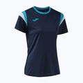 Дамска тениска/фланелка за тенис Joma Terra dark navy/turquoise fluor 3