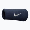 Nike Swoosh двойно широки ленти за китки 2 бр. обсидиан/бяло