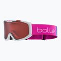 Детски ски очила Bollé Rocket white& pink matte/ vermillon