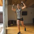SKLZ Комплект гумени кабели за съпротива 15lb (4´Cable + Flex Handle + Door Anchor) оранжево/черно 4