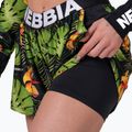 Дамски шорти за тренировка NEBBIA High-Energy Double Layer джунгла зелено 4