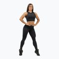 Дамски топ за тренировка NEBBIA Mesh Intense black/gold 2