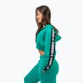 Дамски суитшърт NEBBIA Crop Hoodie Iconic green 4