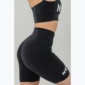 Дамски къси панталони за обучение NEBBIA 9″ Snatched High Waisted black 4