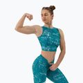 Дамски топ за тренировка NEBBIARough Girl Crop green 8