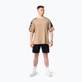 Мъжка тениска за тренировка NEBBIA Lifting Club light brown 2