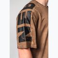 Мъжка тениска за тренировка NEBBIA Washed-Off Lifting Club light brown 4