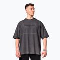 Мъжка тениска за тренировка NEBBIA Washed-Off Heavyweight No Shortcuts black