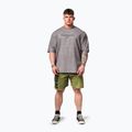 Мъжка тениска за тренировка NEBBIA Washed-Off Heavyweight No Shortcuts light grey 2