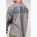 Мъжка тениска за тренировка NEBBIA Washed-Off Heavyweight No Shortcuts light grey 5