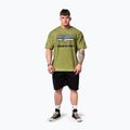 Мъжка тениска за тренировка NEBBIA Washed-Off Heritage green 2