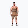 Мъжки потник за тренировка NEBBIA Washed-Off Stringer Max Out light brown 2