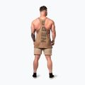 Мъжки потник за тренировка NEBBIA Washed-Off Stringer Max Out light brown 3