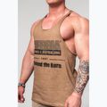 Мъжки потник за тренировка NEBBIA Washed-Off Stringer Max Out light brown 4