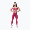 Дамски клин за тренировка NEBBIA Washed High Waisted Legacy red 2