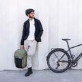 Thule Paramount 28 л мека зелена раница за велосипед 5
