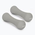 Дъмбели GymBeam Neoprene Dumbbells 2 x 1 kg light grey
