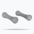 Дъмбели GymBeam Neoprene Dumbbells 2 x 1 kg light grey