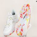 Мъжки обувки за бадминтон Mizuno Wave Claw Neo 2 white / lunar rock / high vis pink 12