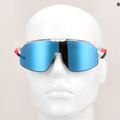Julbo Dencity Spectron 3 блестящ кристал/флуоресцентно розово/синьо очила за колоездене 10