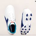 Детски футболни обувки Diadora Brasil 2 R LPU JR бяло/насиво 12