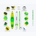 SUP дъска Mistral Adventurist Air 12'6“ x 30 (V2) green/yellow 19