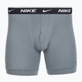 Мъжки боксерки Nike Everyday Cotton Stretch 3 чифта swoosh print/grey/university blue 3