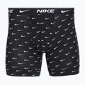 Мъжки боксерки Nike Everyday Cotton Stretch 3 чифта swoosh print/grey/university blue 4