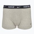 Мъжки боксерки Nike Everyday Cotton Stretch Trunk 3 чифта бяло/сиво/черно 3