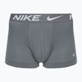 Nike Dri-Fit Essential мъжки боксерки 3 чифта Nike лого с печат/хладно сиво/черно 3