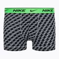 Мъжки боксерки Nike Everyday Cotton Stretch Trunk 3Pk BAU с геометричен печат/студено сиво/черно 2