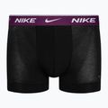 Мъжки боксерки Nike Everyday Cotton Stretch Trunk 3 чифта тюркоазено/виолетово/синьо 2