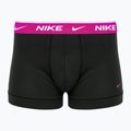 Мъжки боксерки Nike Everyday Cotton Stretch Trunk 3 чифта черно/златно/хипер малиново 3