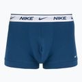 Мъжки боксерки Nike Everyday Cotton Stretch Trunk 3 чифта светло армейско синьо/синьо force/бял колан 2