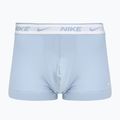 Мъжки боксерки Nike Everyday Cotton Stretch Trunk 3 чифта светло армейско синьо/синьо force/бял колан 5