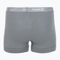 Мъжки боксерки Nike Everyday Cotton Stretch Trunk 3 чифта черно/желязна игра/студено сиво с висока лъскава текстура wb 5