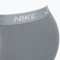 Мъжки боксерки Nike Everyday Cotton Stretch Trunk 3 чифта черно/желязна игра/студено сиво с висока лъскава текстура wb 6